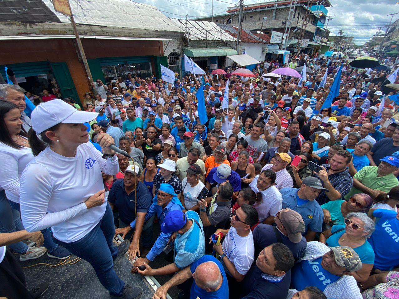 María Corina Machado desde Cojedes Dejen el miedo y que se midan con