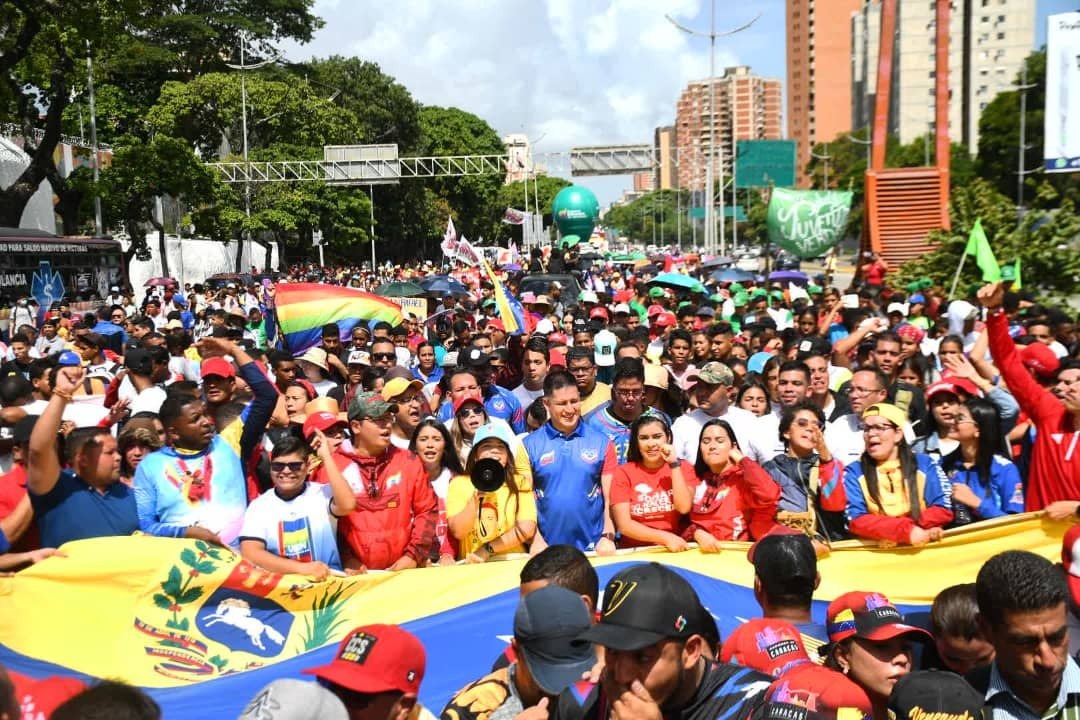 Chavismo se movilizó por el Día Internacional de la Juventud en varias