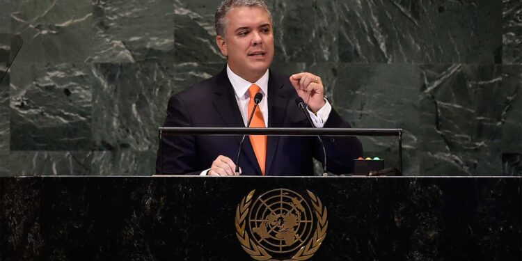 Ante la Asamblea General de Naciones Unidas, el Presidente Iván Duque pidió al mundo actuar para detener el éxodo trágico y que en Venezuela renazca la esperanza.