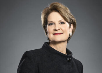 Chairman, president and CEO of Lockheed Martin Corporation, Marillyn Hewson is photographed for Forbes Magazine on December 1, 2016 in Bethesda, Maryland. PUBLISHED IMAGE. CREDIT MUST READ: Franco Vogt/The Forbes Collection/Contour by Getty Images. (Photo by Franco Vogt/The Forbes Collection/Contour by Getty Images)