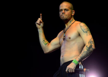 Puerto Rican musician and singer Rene Perez Joglar of Calle 13.