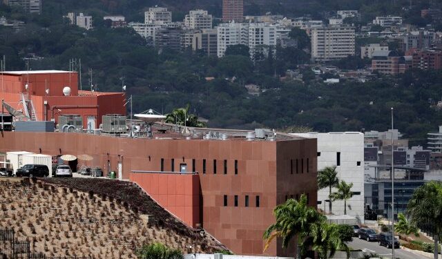A view of U.S. Embassy building in Caracas, Venezuela March 14, 2019. REUTERS/Ivan Alvarado