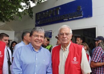 Carlos Holmes Trujillo, Josep Borrell Borell. Foto Cancillería Colombia
@CancilleriaCol