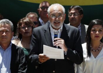 Carlos Mesa, candidato opositor, Bolivia. Foto Agencias.