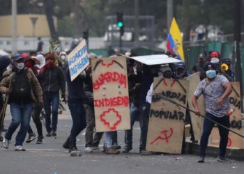 Ecuador Quito, noveno día de protestas. Foto EFE (9)