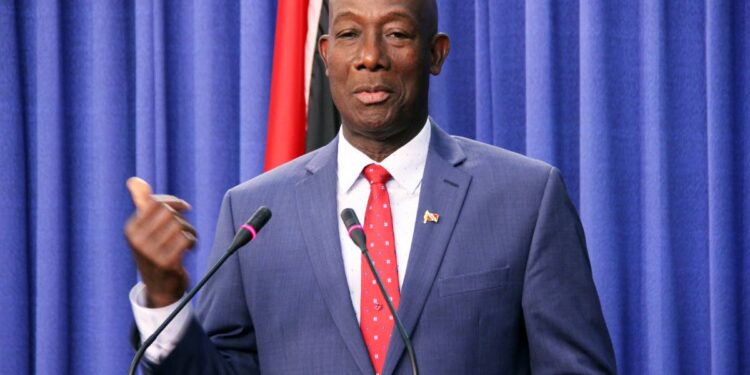 El primer ministro de Trinidad y Tobago, Keith Rowley.