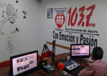 Fe y Alegría 103.7 FM de San Fernando Apure. Foto de archivo.