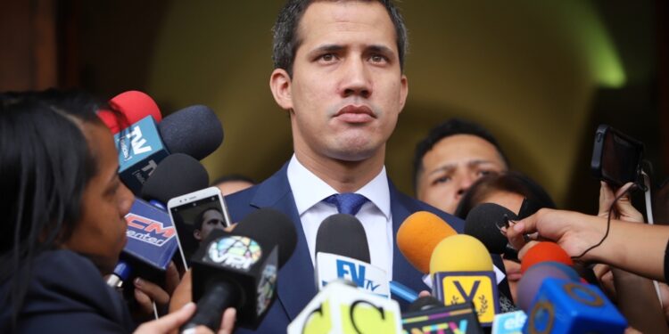 Juan Guaidó, Pdte. (E) de Venezuela. Foto Prensa presidencial