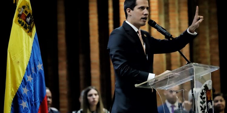 Juan Guaidó, Pdte. (E) de Venezuela. oto Prensa presidencial Leo Alvarez