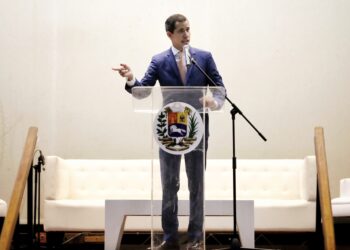 Juan Guaidó. Pdte. (E) de Venezuela, Plan País Educación. Foto Prensa Presidencial