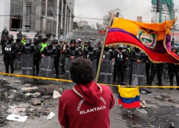 Protestas Ecuador. Foto agencias.