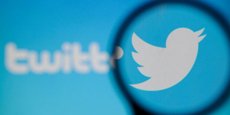 A Twitter logo is seen on a computer screen on November 20, 2017. (Photo by Jaap Arriens/NurPhoto via Getty Images)
