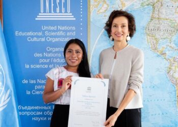 Yalitza Aparicio, Embajadora de buena voluntad Unesco.