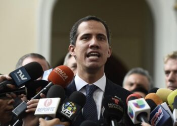 Juan Guaidó, Pdte. (E) de Venezuela. Foto Prensa presidencial
