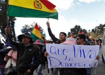 Bolivia, protestas. Foto AFP.