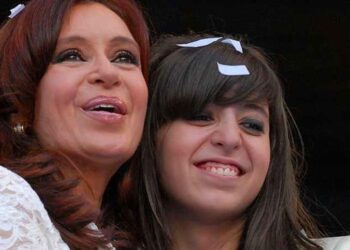 Cristina Fernández y su hija Florencia Kirchner. Foto de archivo.
