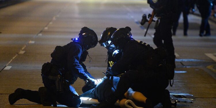 Detenidos Hong Kong, protestas. Foto agencias.