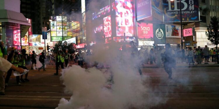 Detenidos Hong Kong, protestas. Foto agencias.