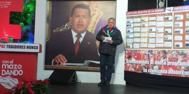 Diosdado Cabello. Foto Twiter.