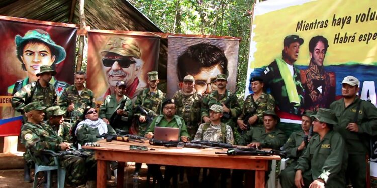 El tercer anuncio de la facción de las FARC encabezadas por Iván Márquez y Jesús Sántrich. Foto de archivo