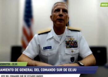 Jefe del Comando Sur de Estados Unidos, Craig Faller. Foto captura de video VPITV.