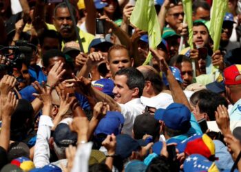 Juan Guaidó, Pdte. (E) de Venezuela. Foto Centro de Comuniciación Nacional.