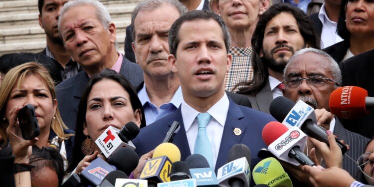 Juan Guaidó, Pdte. (E) de Venezuela. Foto Prensa presidencial Leo Alvarez (2)