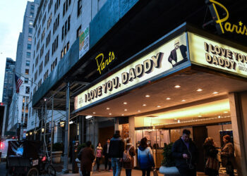 Paris Theatre de Nueva York. Foto de archivo.