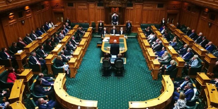 Parlamento de Nueva Zelanda. Foto Agencias.