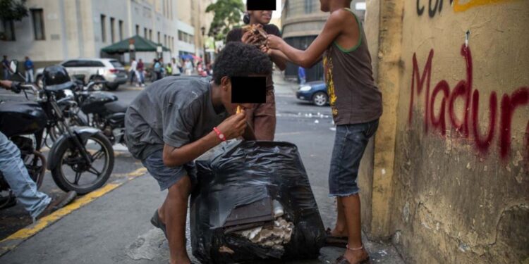 Venezuela. niños crisis alimentaria. Foto agencias.
