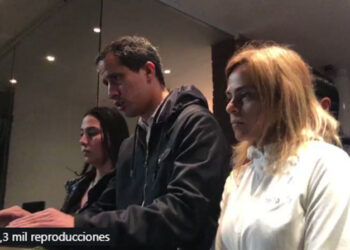 Diputados AN y el Pdte. Juan Guaidó. Foto captura de video.
