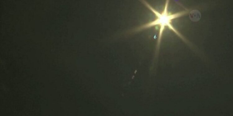 Eclipse anular solar, 26Dic2019. Foto captura de video.