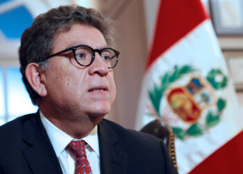 El ministro de Relaciones Exteriores de Perú, Gustavo Meza-Cuadra. Foto de archivo.