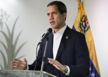 Juan Guaidó. Pdte. (E) de Venezuela. 1Dic. Foto Prensa presidencial - David Dittmar.