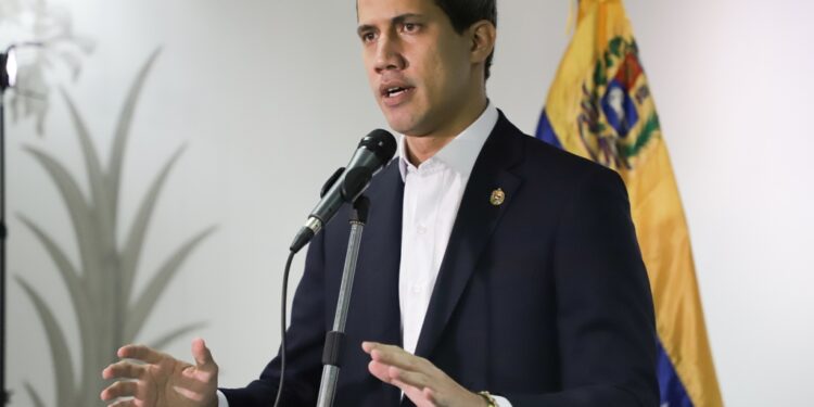 Juan Guaidó. Pdte. (E) de Venezuela. 1Dic. Foto Prensa presidencial - David Dittmar.