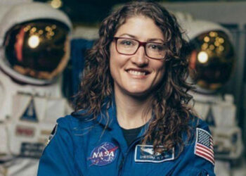 La astronauta estadounidense de la NASA Christina Koch. Foto agencias