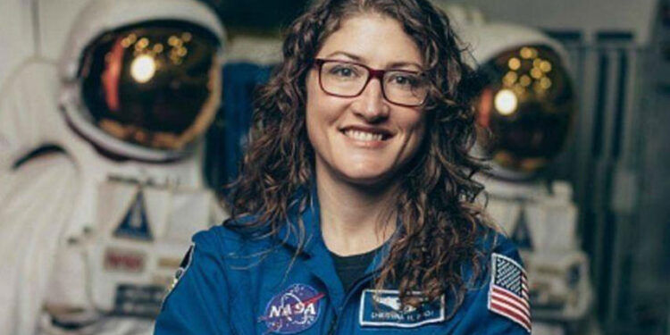 La astronauta estadounidense de la NASA Christina Koch. Foto agencias