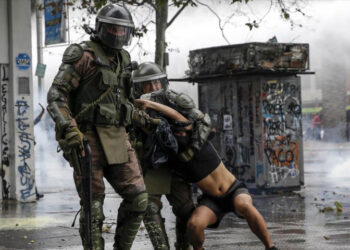 Protestas Chile. Foto agencias.