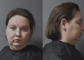 Heather Oliver of Elwood, Indiana has been arrested after her son was found in a running washing machine.    COURTESY OF MADISON COUNTY SHERIFF'S DEPARTMENT.