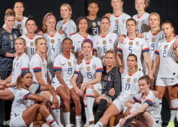 Selección femenina de fútbol EEUU. Foto @TIME