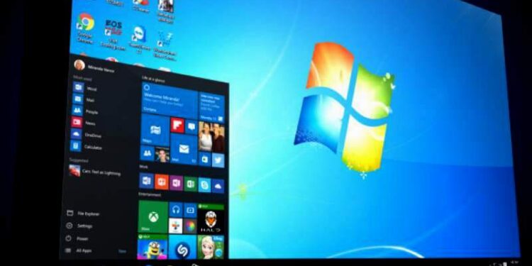 Windows 7. Foto de archivo.