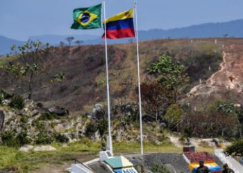 Frontera Brasil Venezuela. Foto de archivo.