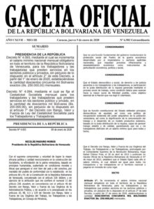 Régimen de Maduro aumenta a Bs. 450.000 el salario mínimo integral en Venezuela 2