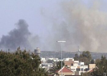 Bombardeos sobre Trípoli. EFE