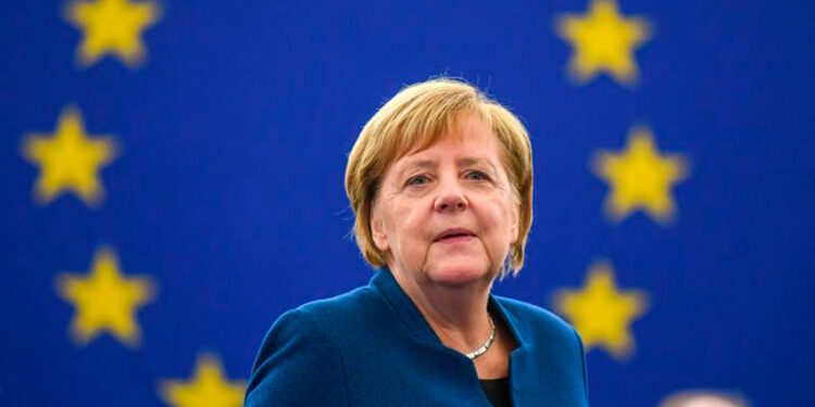 Canciller alemana, Angela Merkel. Foto de archivo.