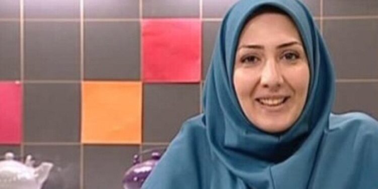 Gelare Jabbari, ex presentadora de la televisión estatal iraní. Foto de archivo.