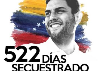 Juan Requesnes 522 días detenido por el régimen de Maduro. Foto @JuanRequesens.
