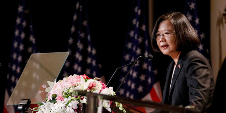 La presidenta de Taiwán, Tsai Ing-wen. Foto de archivo.