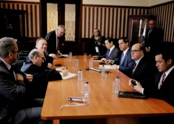 Pdte. (E) Juan Guaidó, III Conferencia Ministerial Hemisférica de Lucha Contra el Terrorismo. Foto Prensa Presidencial.
