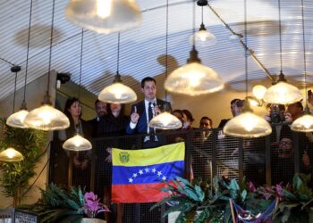 Pdte. (E) de Venezuela, Juan Guaidó. (Reino Unido, Londres) EFE FACUNDO ARRIZABALAGA.